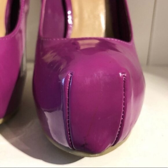 PURPLE Pumps High Heels Size 7.5 - Picture 7 of 9
